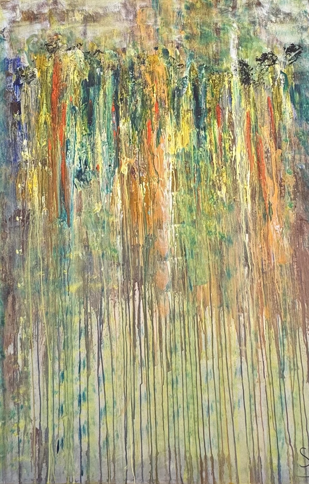 Jungle Light - abstract work by Nili Stein