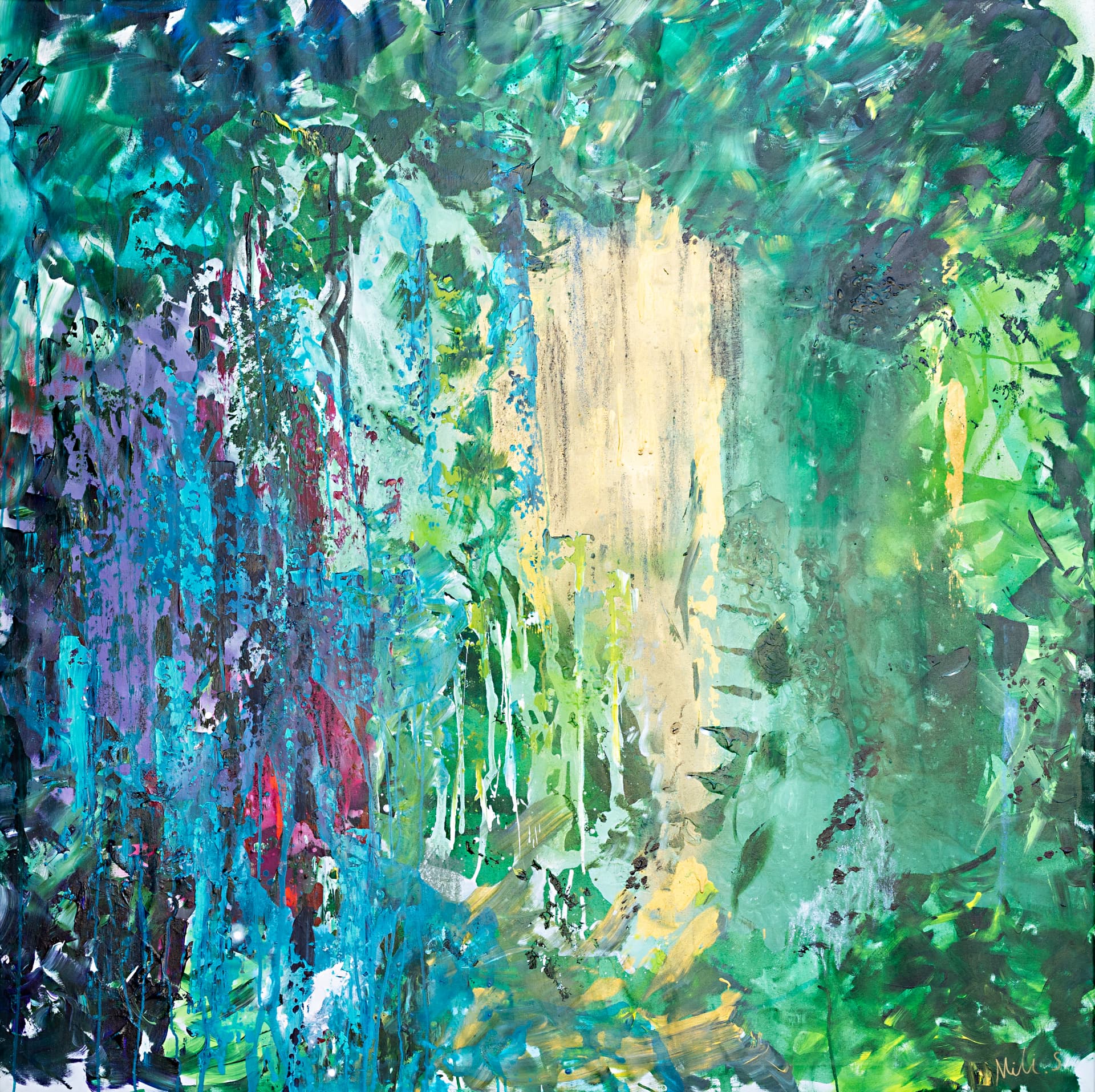 Jungle - abstract work by Nili Stein
