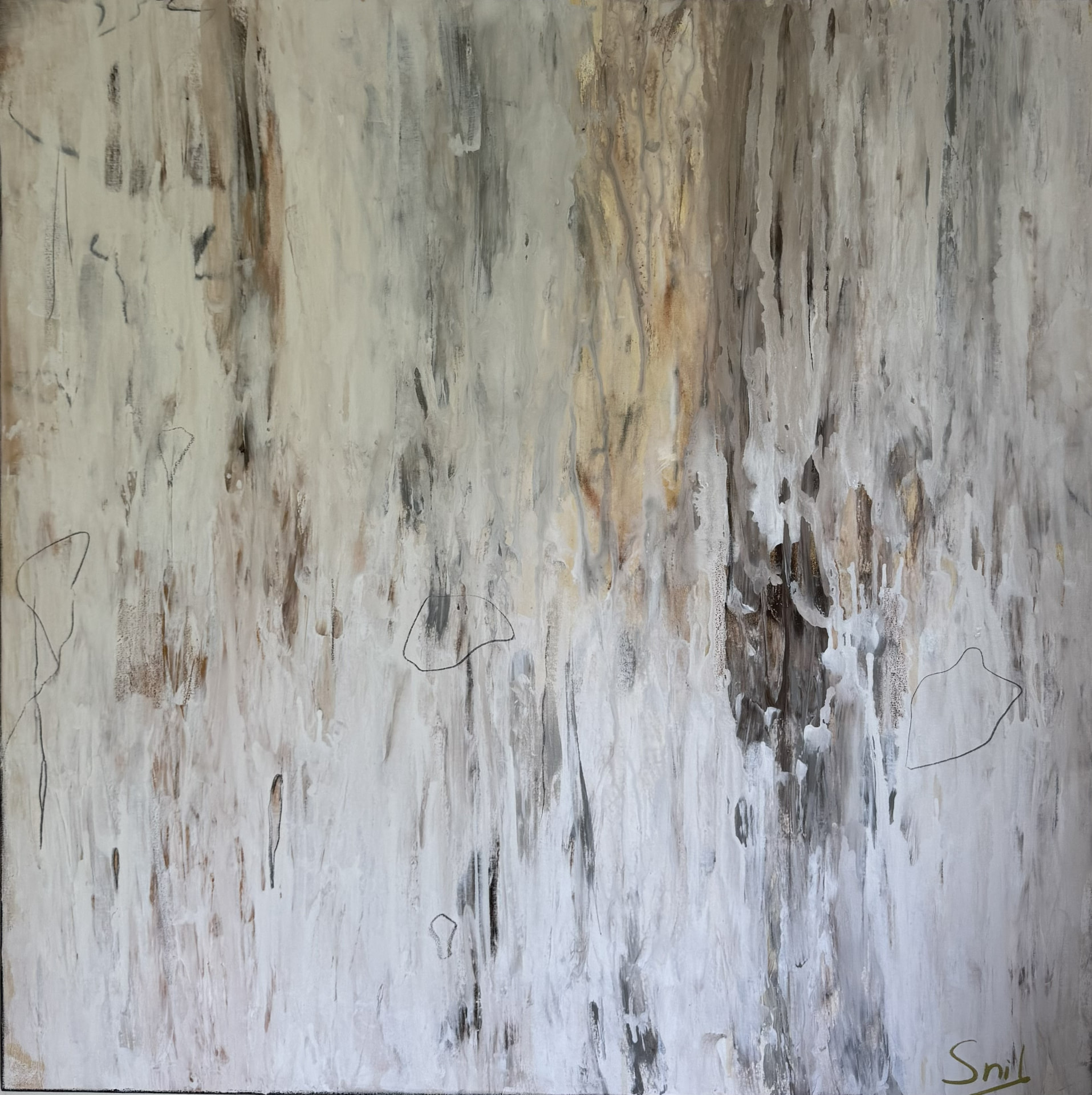 Traces - abstract work by Nili Stein