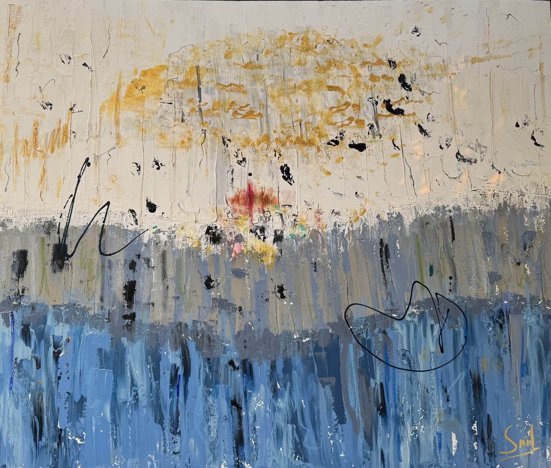 Genesis - abstract work by Nili Stein